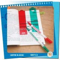 Erasable Check Test Memorize Memorization Marker Pen with Sheet