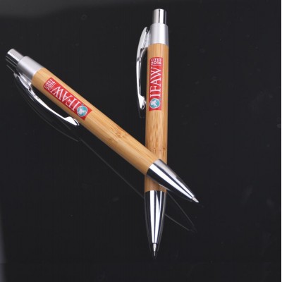 ECO friendly pen and pencil set customized logo bamboo pen and pencil