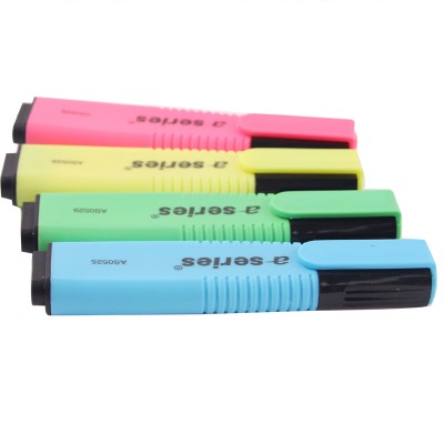 Plastic cap-off customized color highlighter